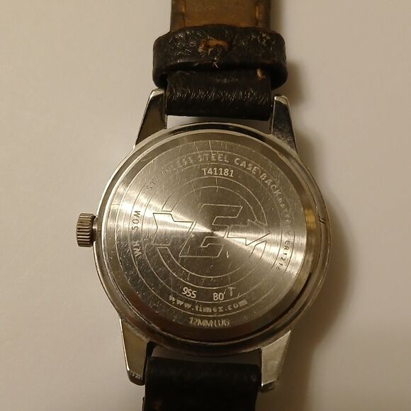 Vtg Timex Expedition Watch Women 26mm Indiglo WR 50M Leather Strap New Battery - Picture 3 of 16